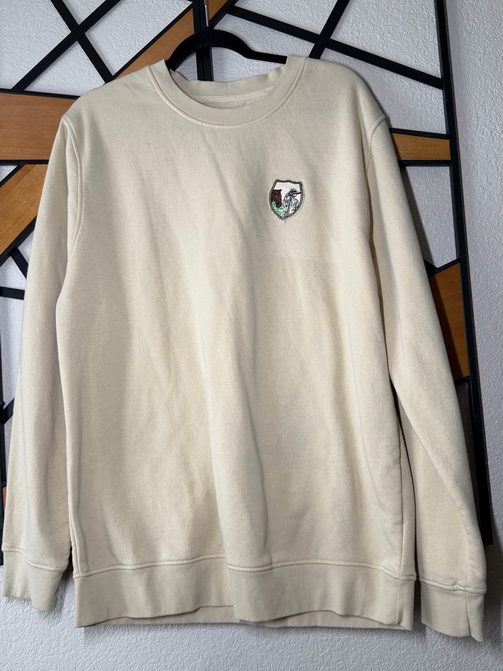 Retrofit Men's Cowboy Patch Fleece Crewneck Sweatshirt